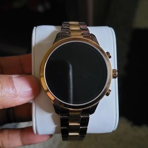 Women Michael Kors Smart Watch Gold & Bronze
